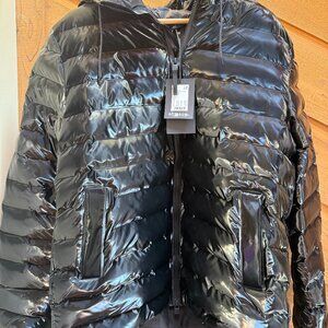 Rains Lohja Puffer Jacket - UNISEX M - Black